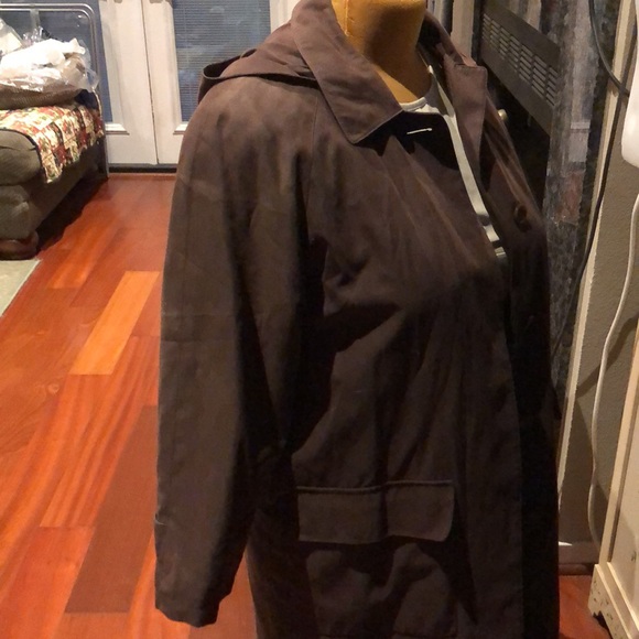 London Fog Maxi Length Overcoat/Raincoat Size Small/Medium - Picture 8 of 15